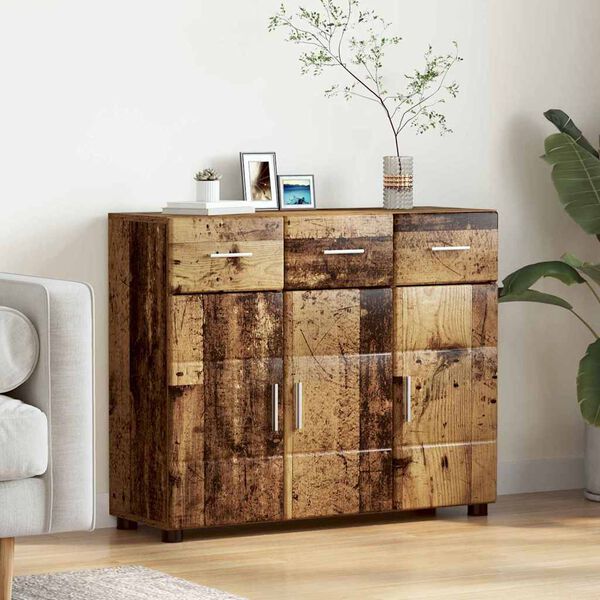 vidaXL Sideboard Gammalt tr&auml; 88,5 x 30,5 x 73 cm Konstruerat tr&auml;