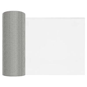 vidaXL N&auml;tduk 20 x 500 cm 18 mesh Rostfritt St&aring;l 304 Silver