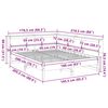 vidaXL S&auml;ng med bokhylla utan madrass vit 160x200cm massiv furu