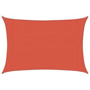 vidaXL Solsegel 160 g/m&sup2; terrakotta 3x4 m HDPE