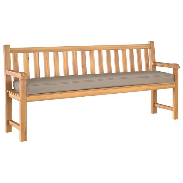 vidaXL Pallkudde Taupe 180 x 40 x 8 cm Oxford tyg