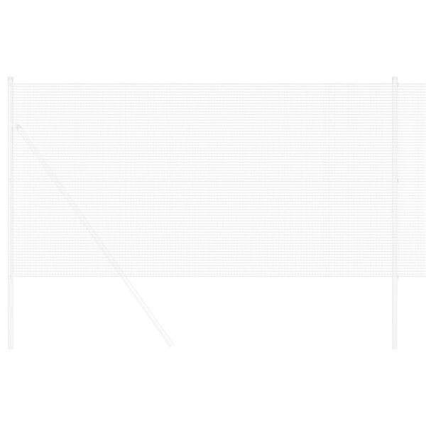 vidaXL Svetsat tr&aring;dst&auml;ngsel Silver 1.2 x 50 m