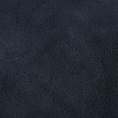 vidaXL Hundbädd mörkgrå 85,5x70x23 cm fleece med linnelook