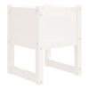 vidaXL Odlingsl&aring;da vit 40x40x52,5 cm massiv furu