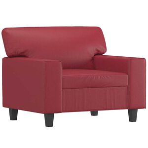 vidaXL F&aring;t&ouml;lj vinr&ouml;d 60 cm Konstl&auml;der