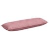 vidaXL Ryggkudde Rosa 140 x 50 cm Kordread tyg