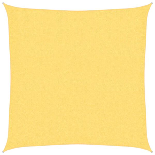vidaXL Solskärmssegel HDPE kvadratiskt 3,6 x 3,6 m beige