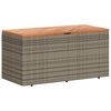 vidaXL Dynbox gr&aring; 110x50x54 cm konstrotting akaciatr&auml;