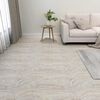 vidaXL Golvplankor 55 pcs Beige 5,11 m&sup2; PVC