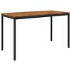 vidaXL Tr&auml;dg&aring;rd Bar Bord Naturlig och svart 180 x 88,5 x 105 cm