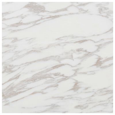 vidaXL Självhäftande golvplankor 20 st PVC 1,86 vit med marmormönster