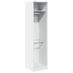 vidaXL Garderob vit 50x50x200 cm konstruerat tr&auml;