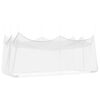 vidaXL Tr&auml;dg&aring;rds myggn&auml;t 220 mesh Vit 3 x 6 x 2,5 m Polyester