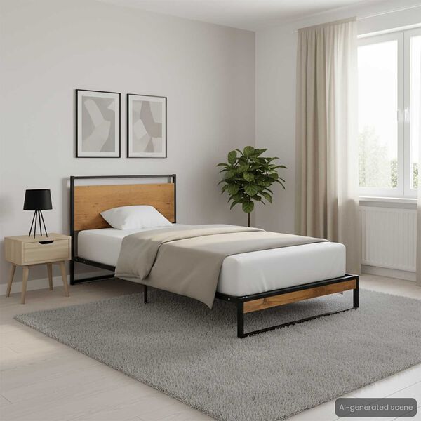 vidaXL S&auml;ngram metall 90x200 cm