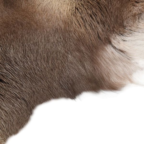 vidaXL Renskinn flerf&auml;rgad gr&aring; 80x130 cm