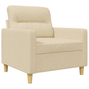 vidaXL F&aring;t&ouml;lj gr&auml;ddvit 60 cm tyg