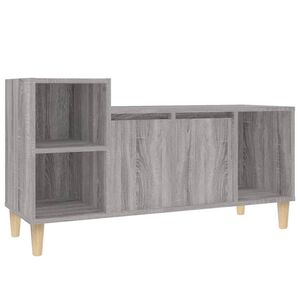 vidaXL Tv-b&auml;nk gr&aring; sonoma 100x35x55 cm konstruerat tr&auml;