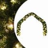 vidaXL Julkrans med LED-lampor 5 m