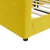 vidaXL Dagb&auml;dd gul 90x200 cm sammet