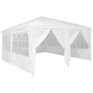 vidaXL Partyt&auml;lt Vit 400 x 400 x 266 cm polyeten