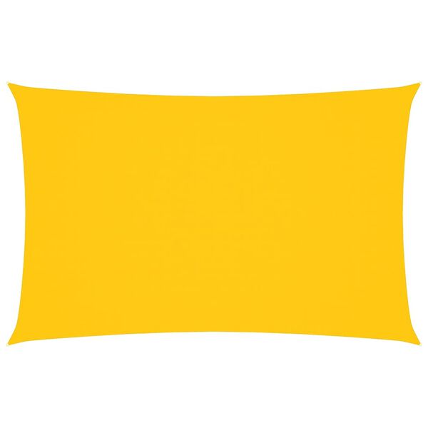 vidaXL Solsegel oxfordtyg rektangulärt 2,5x5 m gul