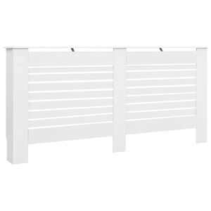 vidaXL Elementskydd vit 172x19x81,5 cm MDF