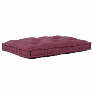 vidaXL Pallettsoffa Kudde Bordeaux 120 x 80 x 12 cm Tyg