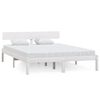 vidaXL S&auml;ngram massiv furu 135x190 cm UK dubbel