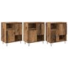 vidaXL Sideboard 3 st Gammalt tr&auml; 60 x 35 x 70 cm