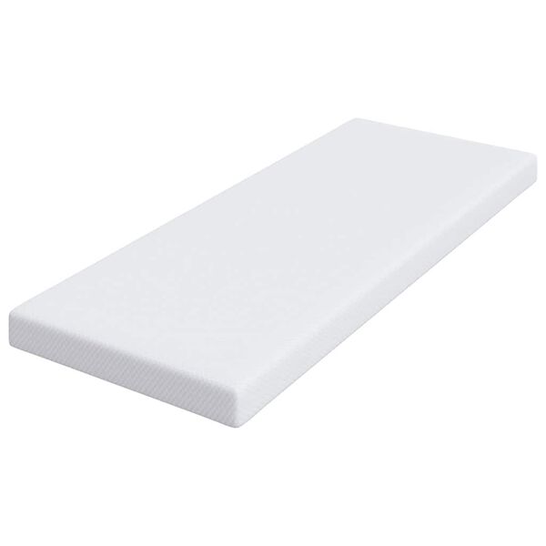 vidaXL Madrasskydd Vit 70 x 200 cm Jacquard tyg