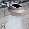 HI Soldriven LED-lampa f&ouml;r h&auml;ngr&auml;nna 2 st vit