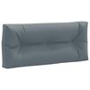 vidaXL Pallryggkudde VIANEN 100% Polyester Bl&aring; 120 x 40 x 12 cm