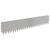 vidaXL Kant f&ouml;r gr&auml;smatta 20 pcs 103 x 20 cm St&aring;l Silver