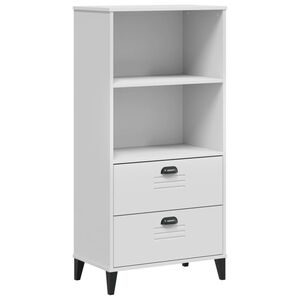vidaXL Bokhylla VIGO vit 60x35x123 cm konstruerat tr&auml;