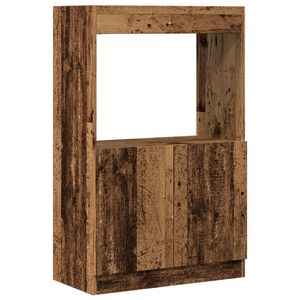 vidaXL H&ouml;gsk&aring;p &aring;ldrat tr&auml; 63x33x100 cm konstruerat tr&auml;