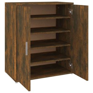 vidaXL Skost&auml;ll r&ouml;kf&auml;rgad ek 60x35x70 cm konstruerat tr&auml;