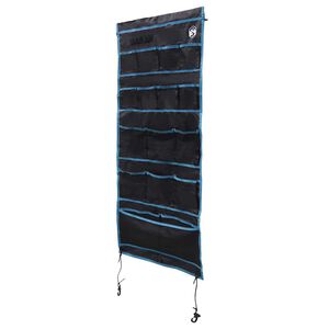vidaXL F&ouml;rvaringsp&aring;se med lagring Svart och bl&aring; 125 x 48 cm oxford