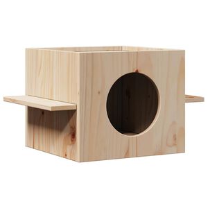 vidaXL Katthus 51x35x30 cm massiv furu