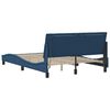 vidaXL Bed Frame without Mattress "Hanko" Blue 140x200cm Fabric