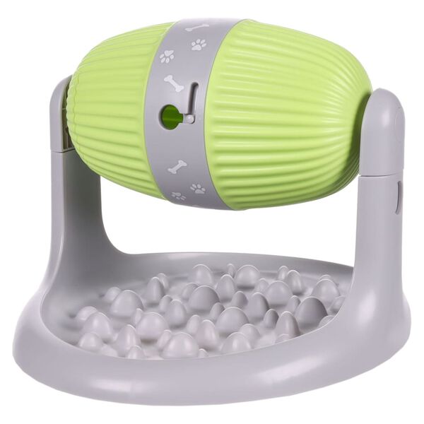 FLAMINGO Husdjursmatare b&ouml;jd gr&aring; och gr&ouml;n