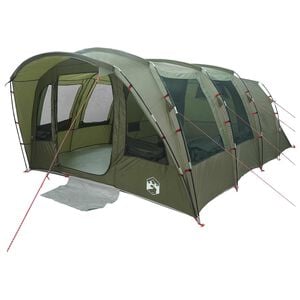 vidaXL Tunnelt&auml;lt Olivgr&ouml;n 427 x 315 x 178 cm Polyester och St&aring;l