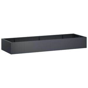 vidaXL St&ouml;dv&auml;gg 8 st 300 x 100 x 30 cm St&aring;l Antracit