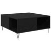 vidaXL Kaffeebord Svart Ek 80 x 80 x 36,5 cm Konstruerat tr&auml;
