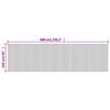 vidaXL Rumsavdelare brun 165x600 cm bambu
