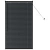 vidaXL Persienner Svart 130 x 80 cm Aluminium