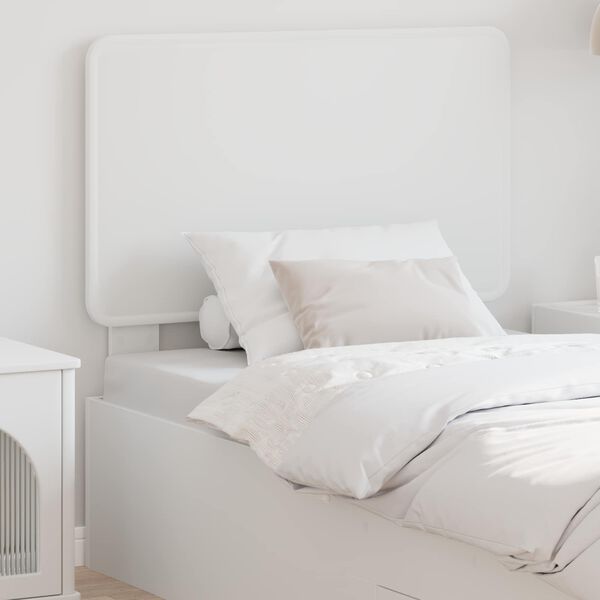 vidaXL Huvudgavel med huvudgavel Vit 75 cm Konstruerat tr&auml;