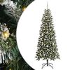 vidaXL Konstgjord julgran Gr&ouml;n 180 cm PVC, plast och st&aring;l