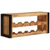 vidaXL Vinst&auml;ll Brun 100 x 45 x 33 cm Solid Grov Mangotr&auml;
