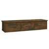 vidaXL V&auml;ggsk&aring;p r&ouml;kf&auml;rgad ek 88x26x18,5 cm konstruerat tr&auml;