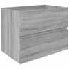 vidaXL Handfatssk&aring;p gr&aring; sonoma 60x38,5x45 cm konstruerat tr&auml;